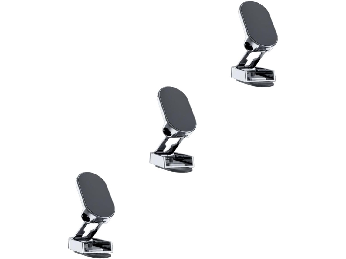 Suporte Veicular Dobrável De 3 Peças Para Tablet E Celular - Magnético
