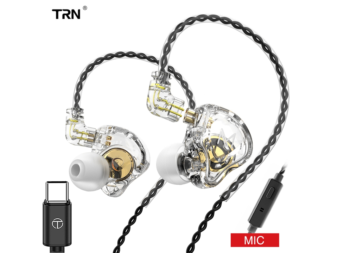2026zentro-fones De Ouvido Intra-auriculares Monitor Trn Mt1 Com Driver Dinâmico 10mm, Cancelamento De Ruído E Fio