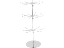 Suporte Giratório Para Joias Nuobesty, 3 Níveis, Aço Eletrolítico, 55 Cm De Altura, Organizador