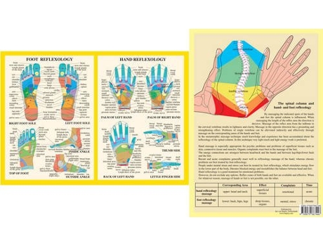Livro Hand Foot Reflexology A4 de author Jan Baarle (Inglês)