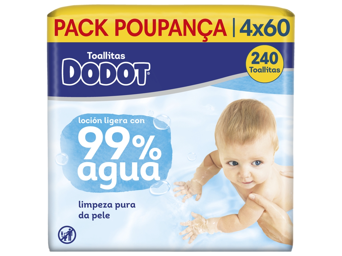 Toalhitas Bebé 99% Aqua DODOT