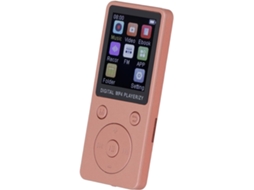 Reprodutor de MP3/MP4, Bluetooth 5.0, Tela de 5 polegadas (Dourado), Alto-falante portátil com HiFi, Conectores de 1,8 mm