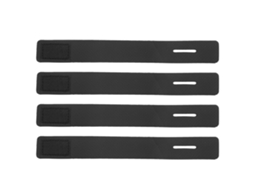 Banda Fixadora Anti derrame Vara Pesca 4pcs Preta