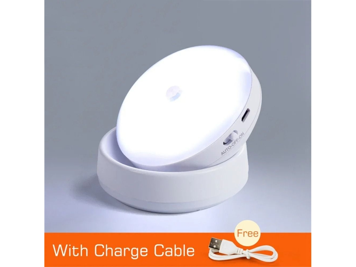 Luz noturna LED com sensor de movimento PIR Luz noturna Luz fria Slowmoose