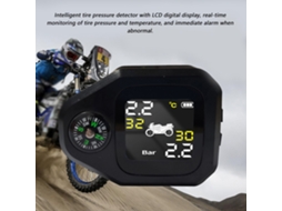 Sistema de radar trasero con 4 sensores, pantalla LCD y luces de advertencia azules | S/MARCA