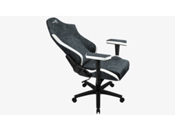 Cadeira de jogo universal Crown Aerosuede com assento acolchoado azul, aço Aerocool