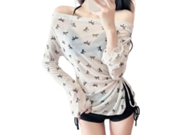 Maiô Feminino Moderno com Fenda SFUSHOS