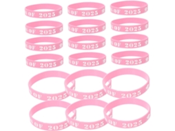 25-pulseiras De Silicone Para Festa Formatura, Acessórios Decorativos Para A Turma De 2025, Lembrancinhas Escolares