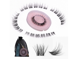 Kit De Cílios Falsos Diy Z'lraqi Com Corte Livre, Natural E Volume, Conjunto Completo Com Ferramentas