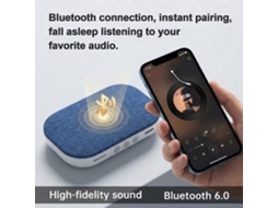 Alto-falante Bluetooth 6.0 Para Auxiliar No Sono Ao Lado Do Travesseiro, Alto-falante Ultrassônico Para Auxiliar No Sono, Alto-falante Dinâmico D