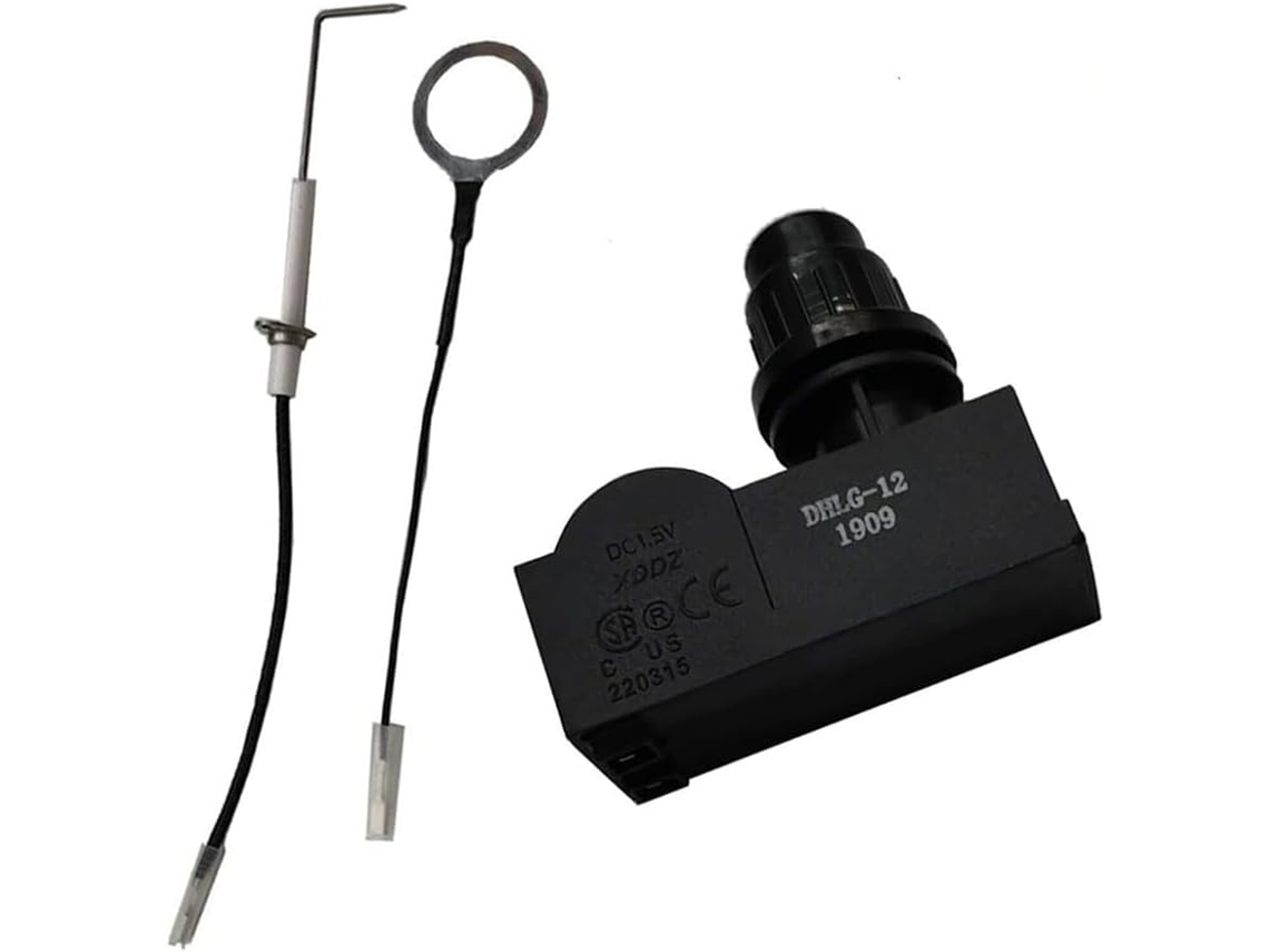 Kit De Ignição Eletrônica Para Placa De 36 Polegadas Com Suporte De Bateria Para Ciclos De Ignição