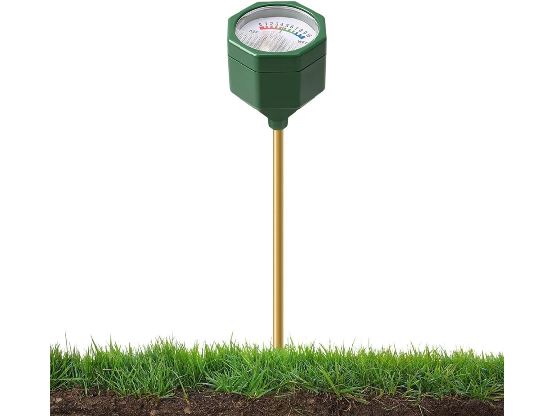 Medidor De Umidade Do Solo Com Sonda Metálica Externa Sem Bateria | Água Para Plantas, Flores, Hortaliças
