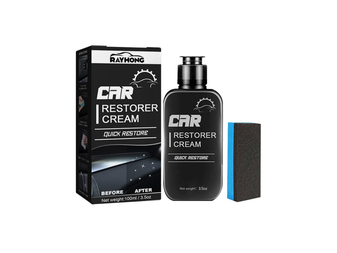 Cera revitalizadora de interiores de carro para painéis e couro, polimento e proteção LAXISCREED