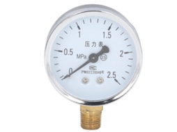 Manômetro de pressão 1/4 NPT, aço inox, alta precisão, classe 2.5, para ar, água, óleo, vácuo | S/MARCA
