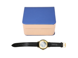 Relógio Masculino de Quartzo Elegante com Rhinestones e Pulseira de Couro Pu para Trabalho