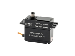 H05a Kst Cm3510mg Servo Dc Sem Núcleo Engrenagem Metálica Ip65 À Prova D'água 35kgf.cm 0.10s P/ Rock Crawler 1/10 Monster Truck 1/7 1/8 Rc MDUG