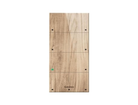 Painel Táctil / 8 Áreas Tácteis / TF Bus / Frente em Madeira Clara Grenton