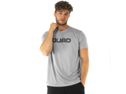 T-shirt Padel QUAD Essential Homem (Cinzento - L)