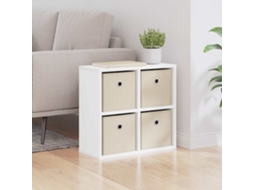 Vidaxl Buffet Com Gaveta Branco 49,5 X 22 X 47 Cm