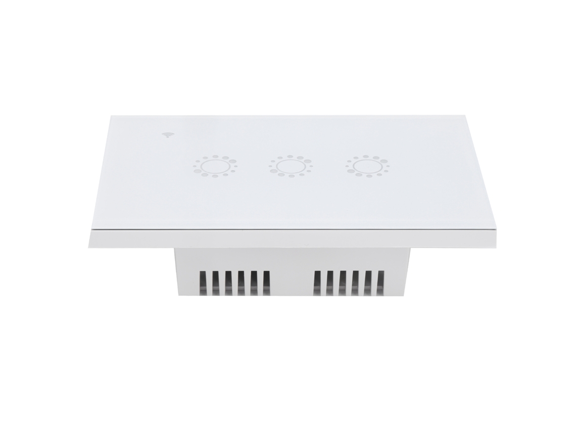 Laxiscreed Interruptor Inteligente Wi-fi Sem Fios Com Controlo Táctil E Distribuição De Energia