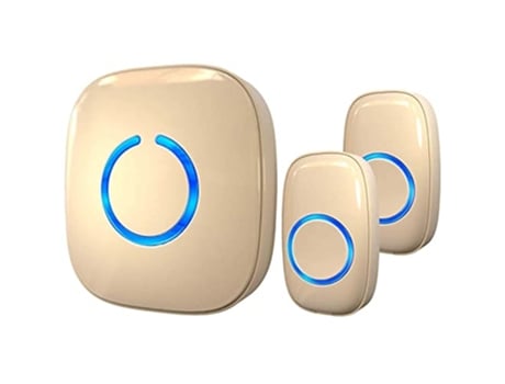 Campainhas Sem Fios 2 Campainhas 1 Receptor De Campainha De Encaixe Bege Beeworks