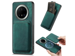 Capa Magnética Para Celular Com Porta-cartões De Couro Retrô