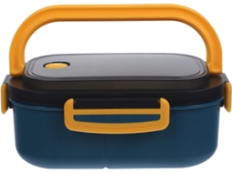 Marmita Kichvoe Bento Para Adultos, 1, 2l, Com Compartimentos Divididos, Feita De Silicone E Pp, Própria Para Micro