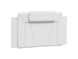 Almofada de Cabeceira Viana, 100 Cm, Couro Sintético, Branca MAISON EXCLUSIVE