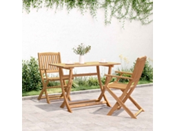 Vidaxl Mesa Retangular Sydney Castanho 110 X 55 X 75 Cm