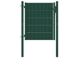 Fence Gate, Fence Gates Vidaxl Verde Aço (100 X 81 Cm)