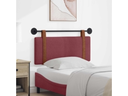 Vidaxl Cabeceira Suspensa Vinho Vermelho Pu Antigo