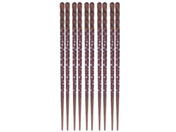 Pares Pratos LAXISCREED Chopsticks Reutilizáveis Anti derrapante