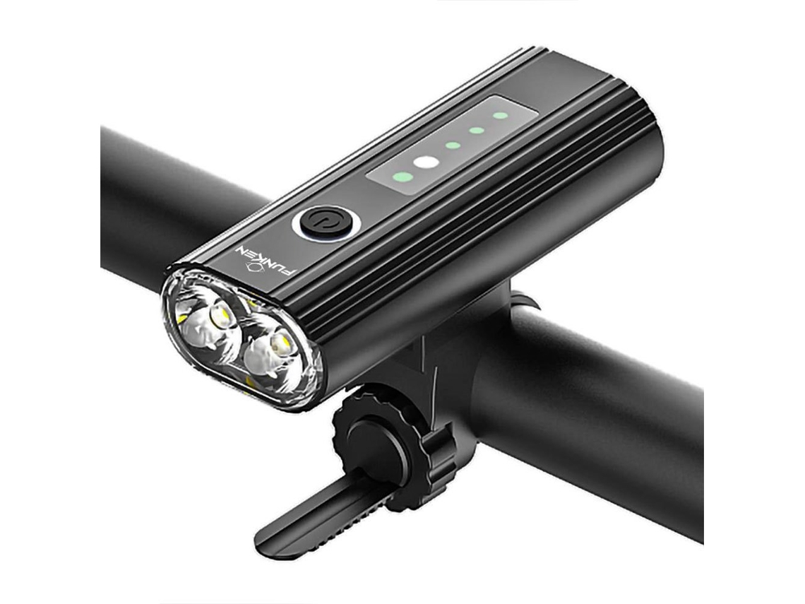 Luz Dianteira 2X Led Xpg Sensor 3000Mah Li-Poly Integrated Preto 650 Lumensfunken