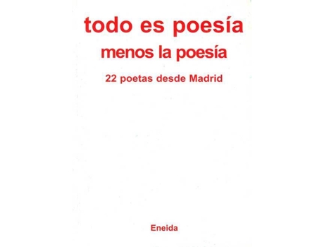 Livro Todo Es Poesía Menos La Poesía de Vários Autores (Espanhol)