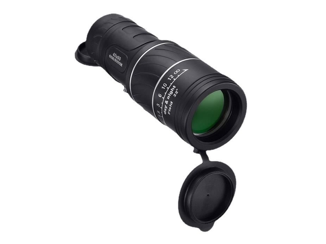 Monóculo Profissional RUMOCOVO 40X60 com Zoom para Caça Noturna e Visão Militar Hd