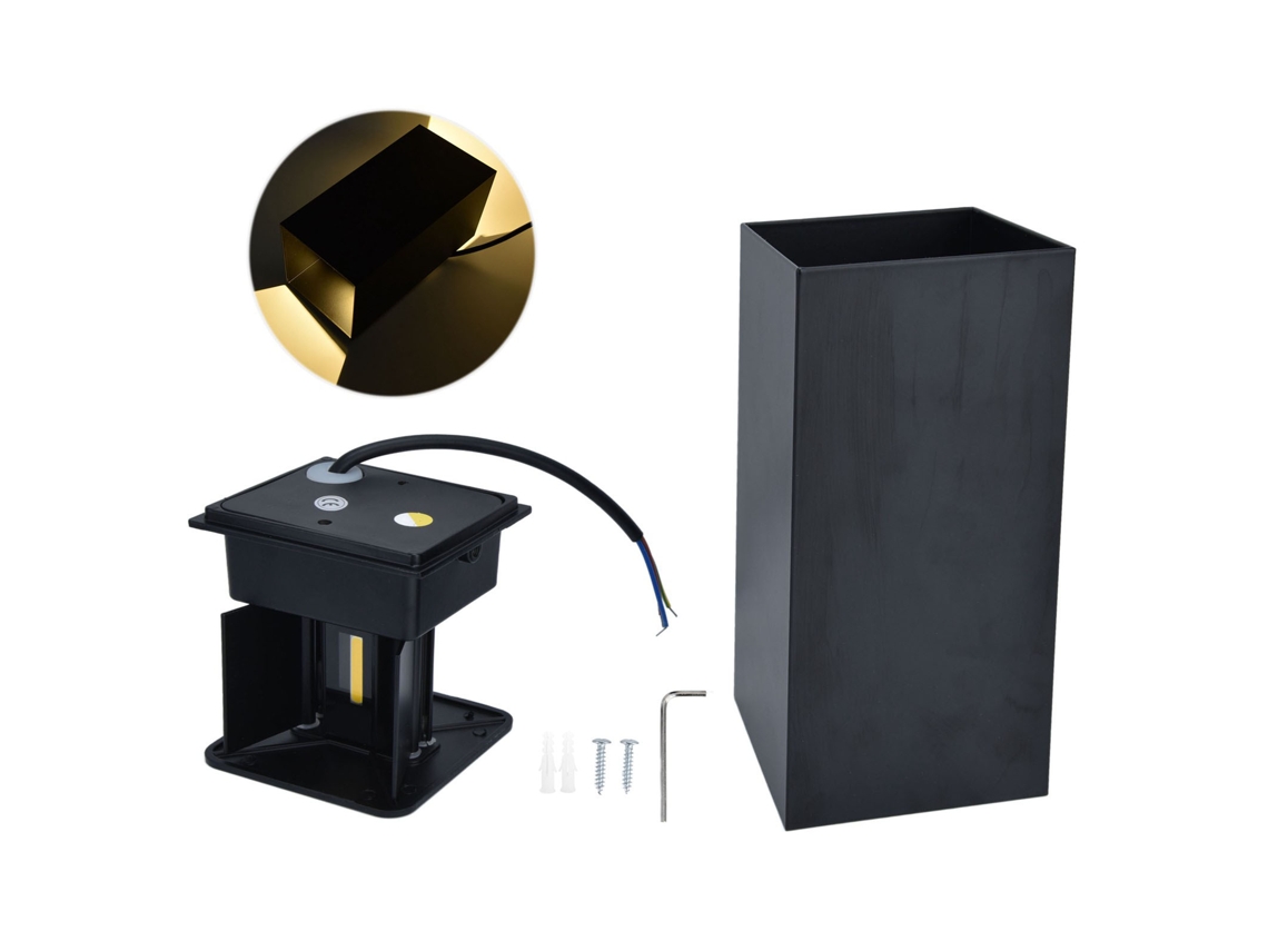 Rebe-lâmpada De Parede Resistente À Corrosão Estilosa Led Suave Não Cegante Aplique De Parede Interior
