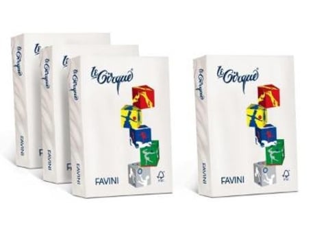 Papel FAVINI A740304S para impressora jato de tinta A4 210X297 Mm 250 folhas branco