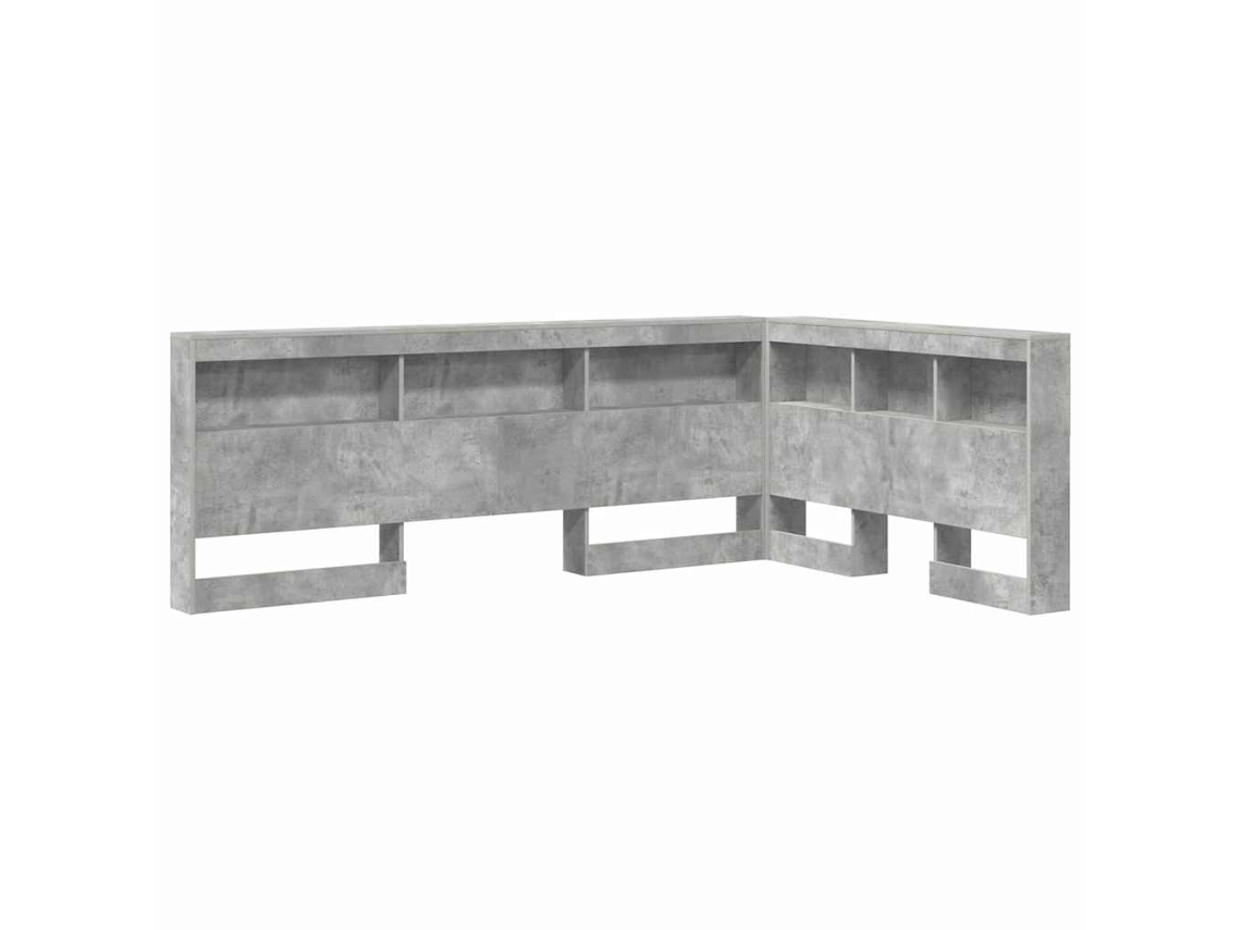Cabeça de Armazenamento em Cinzento 120 cm Madeira Processada MAISON EXCLUSIVE