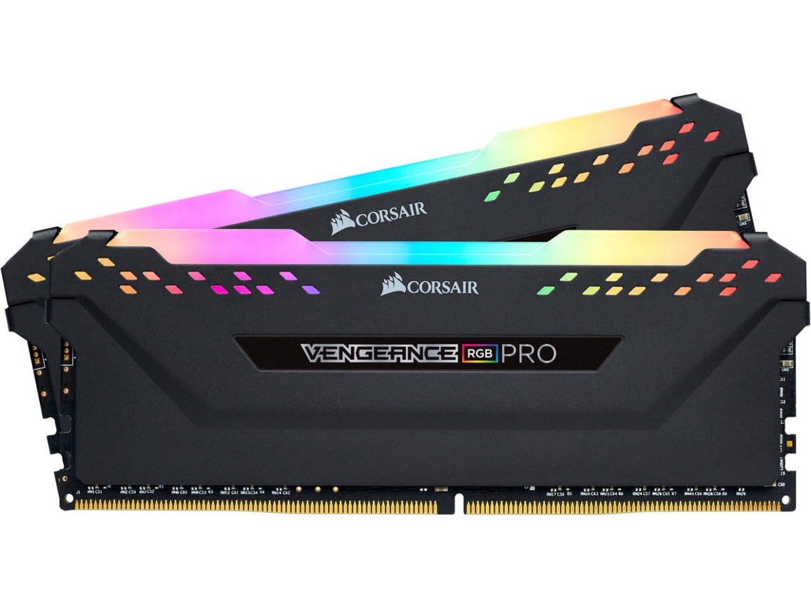 Memória RAM DDR4 CORSAIR CMW16GX4M2C3000C15 (2 x 8 GB - 3000 MHz - CL 15 - Preto)