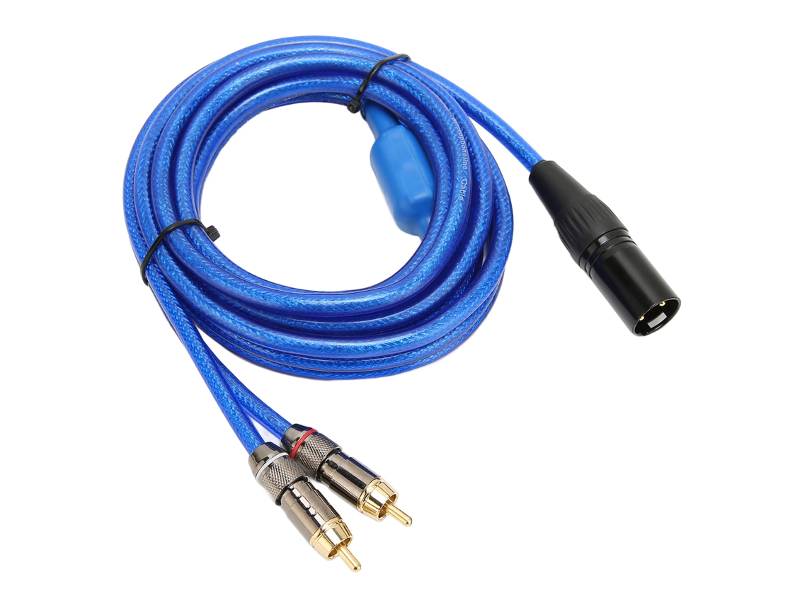 Cabo de Áudio LAXISCREED Xlr Macho para Rca Duplo 3m