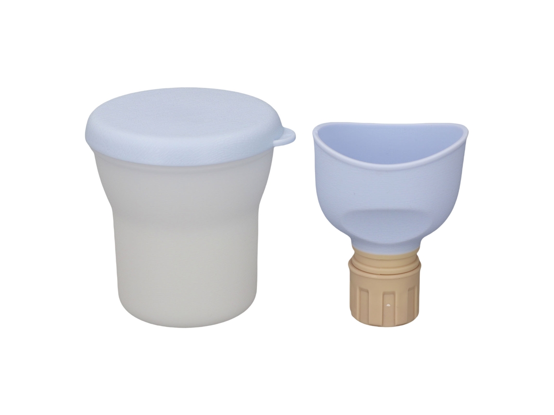 Funil Urinário Portátil LAXISCREED Anti vazamento Reutilizável Azul