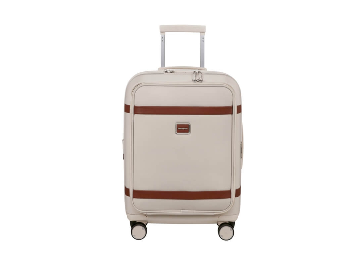 Mala De Cabine 55cm 4r Exp Imagem Fácil Acesso Marfim Samsonite