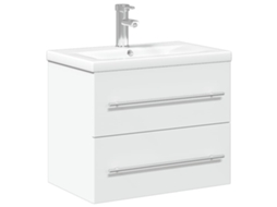 Bathroom Sink Cabinet, Bathroom Sink Cabinets Vidaxl Branco Madeira Processada (60 X 38.5 X 48 Cm)