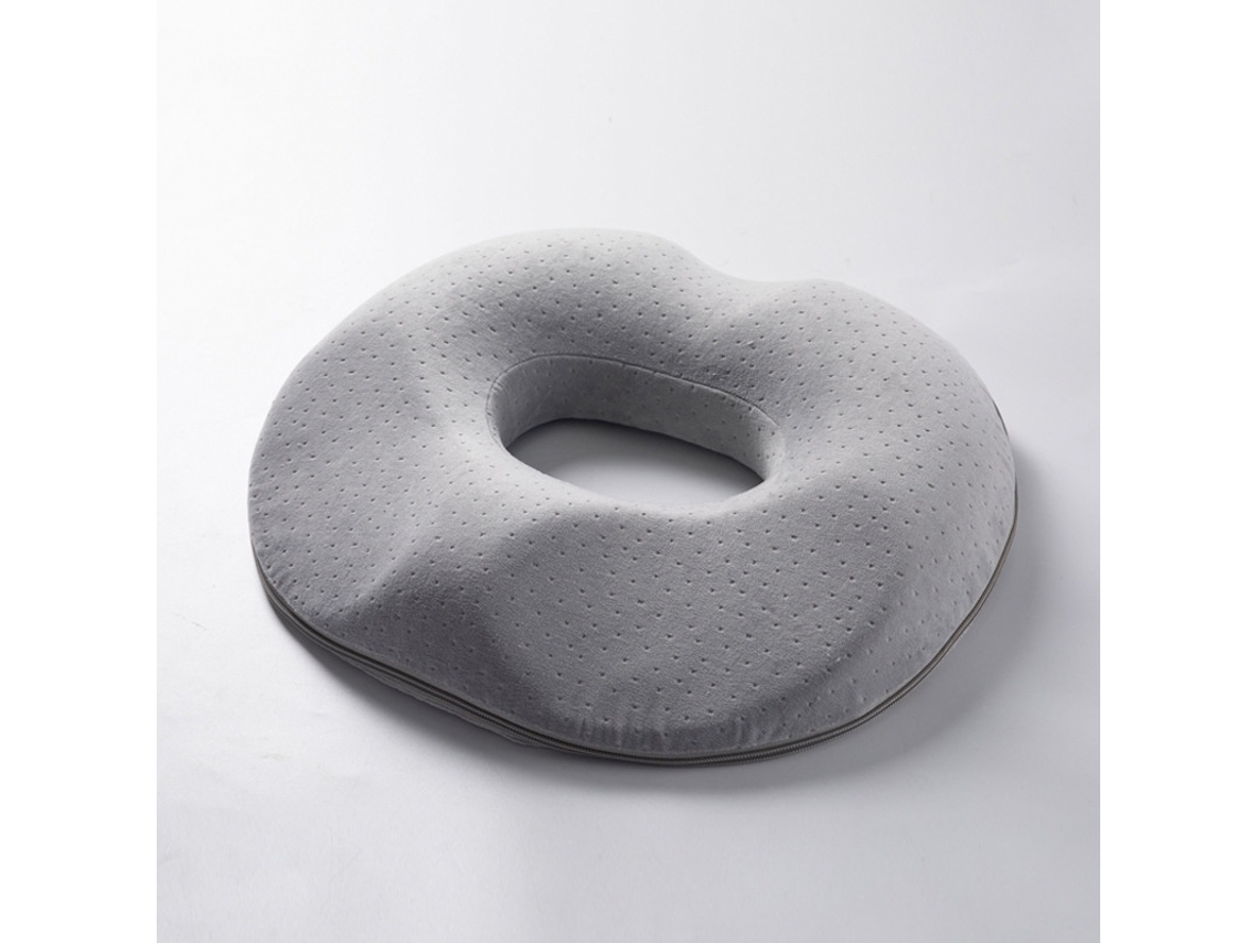 Almofada De Assento Ergonómica Em Espuma Viscoelástica, Cinzento Elysve