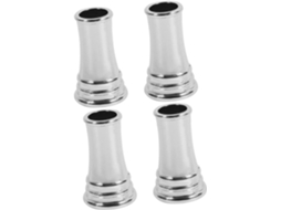Conjunto De 4 Suportes De Mesa Redondos Em Metal Para Canetas E Lápis, Suporte Estável Para Canetas E Lápis, Cor Prata.