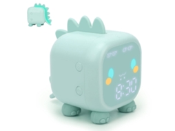 Despertador Infantil, Despertador Digital para Quarto Infantil, Despertador Fofo de Dinossauro, Treinador de Sono Infantil, Luz de Despertar EHSTMIND