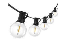 Cordão De Luzes Led Em Fio De Liga Metálica De 7,6 M (25 Lâmpadas + 2 Sobressalentes) – Iluminação Ambiente