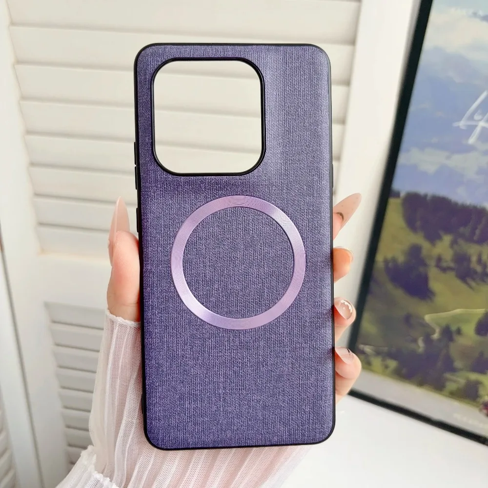 (roxo, Motorola Edge 60 Pro) Capa Rígida De Couro Resistente A Impactos Para Celular, Compatível Com Magsafe.