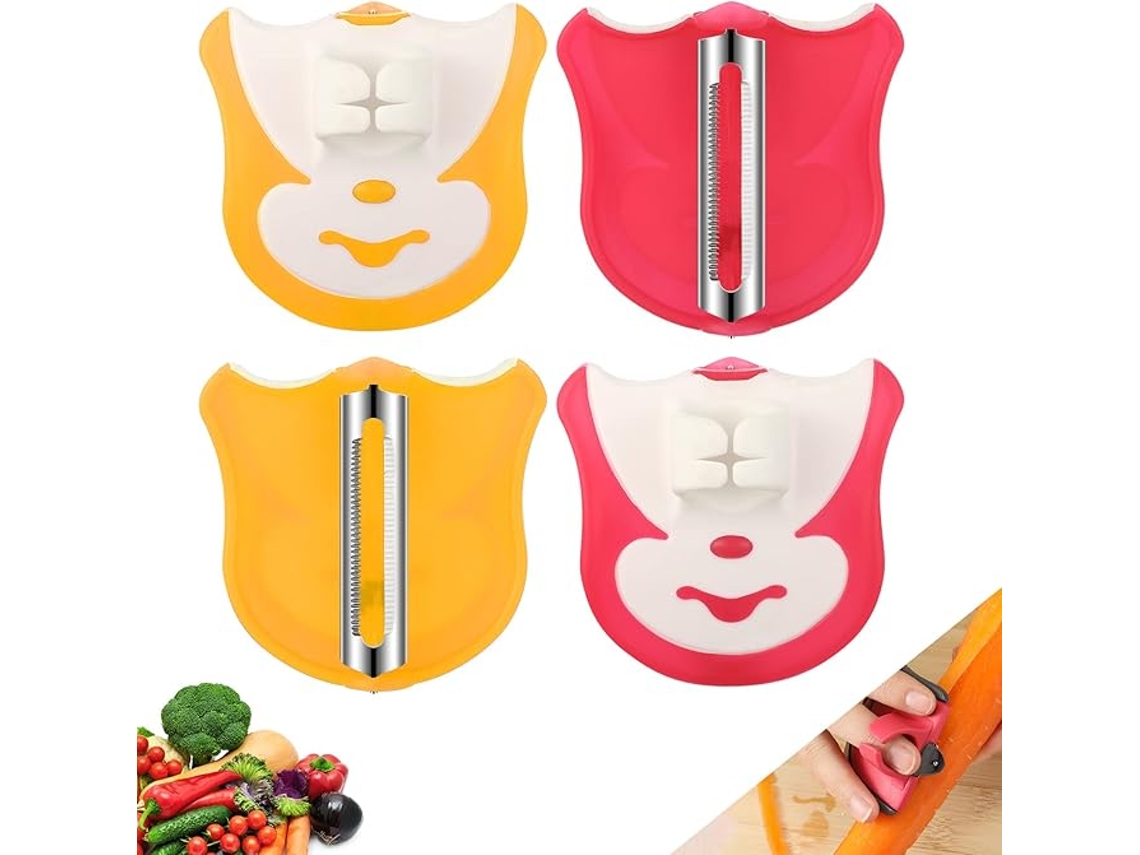 Descascador De Frutas E Legumes Manual, 4 Peças, Feito Com A Mão
