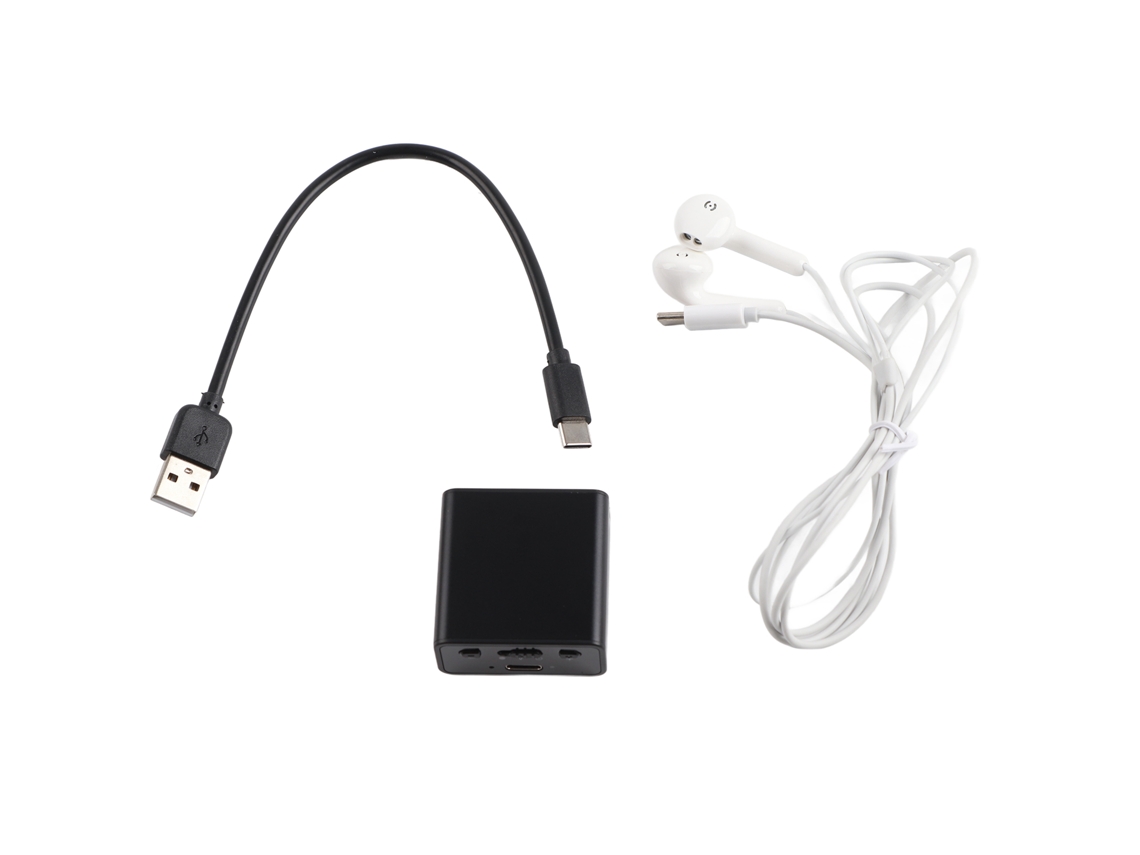 Gravador de Voz Digital Mini com Ativação por Voz, 16gb
